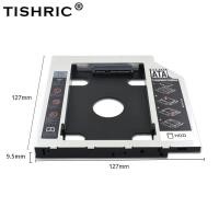 ราคา Tishric 9 5 12 7mm HDD Caddy อะลูมิเนียม universa SATA 3 0 2 5 SSD CD DVD เป็น HDD Case optibay Enclosure CD ROM ODD (21170388332)