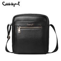 ราคา กระเป๋าของหนังแท้ผู้ชายชุดลำลองย้อนยุคกระเป๋าสะพายพาดลำตัวผู้ชายคุณภาพสูงกระเป๋าดำหนัง (20223081185)