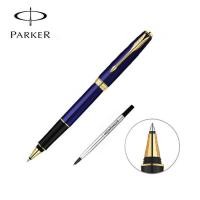 ราคา ปากกา PARKER sonnet rollerballMatte Black Lacquer with GOLD Trim Fine Point Black Ink Refill (18090357465)
