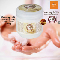 ราคา สครับน้ำนม Creamy Milk Whitening Milky Body Scrub 700g กลิ่นหอมนม สะอาดๆ (20123122446)