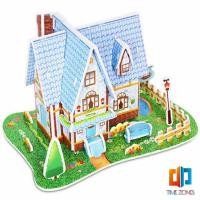 ราคา โมเดลบ้าน โมเดลร้านค้า งานประกอบ 3 จิ๊กซอว์กระดาษ เกมสมอง ของเล่นเด็ก 3D puzzle (12700075229)