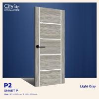 ราคา ประตู วงกบ มินิมอล Combo Set gray ประตูสำเร็จรูป SMART HDF วงกบไม้จ๊อยซ์ สีโอ็คดำ ประตูภายใน ประตูมินิมอล ประตูห้องนอน ประตูห้องทำงาน (20503659594)