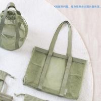 ราคา กระเป๋าทรงสี่เหลี่ยมมีหูหิ้วสะพายไหล่ชายหาดแบบตาข่ายกระเป๋าจุของได้มากกระเป๋าโท้ทลำลองกระเป๋าทรงสี่เหลี่ยมมีหูหิ้วสะพายไหล่ผู้หญิงกระเป๋าสะพายไหล่หนึ่งเดินทางสะพายไหล่กระเป๋า (20059286742)