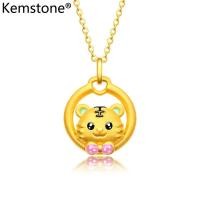 ราคา Kemstone สร้อยคอทองเค24K จี้เสือสำหรับผู้หญิง (12198425350)