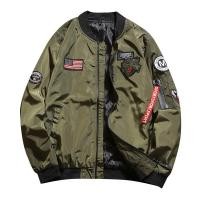 ราคา US Air Force Jacket เสื้อแจ็คเก็ตบอมเบอร์คอเบสบอลผู้ชายฤดูใบไม้ผลิฤดูใบไม้ร่วง พลัสไซส์ 3XL เสื้อแจ็คเก็ตทรงสลิมสำหรับผู้ชาย เสื้อแจ็คเก็ตผู้ชาย ชุดเบสบอลคอปก ชุดนักบิน เสื้อแจ็คเก็ตผู้ชายอินเทรนด์ (1