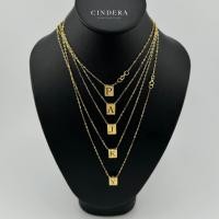 ราคา สร้อยชื่อตัวอักษรทองคำแท้ 9K ITALY 375 (20535443232)