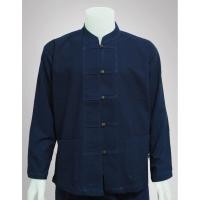 ราคา เสื้อผ้าฝ้ายเกรด A กระดุมกะลา สีพื้น แขนสั้น แขนยาว (479552537)