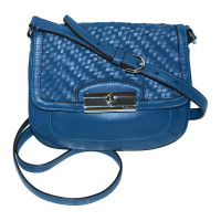 ราคา กระเป๋าสะพาย COACH แท้ หนังแท้ทั้งใบ สายหนังแท้ ปรับความยาวสายได้ รุ่นหายาก ใบเล็ก COACH 47478 KRISTIN WOVEN LEATHER CROSSBODY Denim สีน้ำเงิน (21224456547)