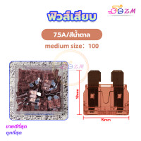 ราคา ฟิวส์เสียบ ขนาดจิ๋ว เลือกขนาด 5 7 5 10 15 20 25 30 แอมป์ ฟิวส์ ฟิวส์รถยนต์ ฟิวส์มอไซ ฟิวส์มอเตอร์ไซค์ ฟิวส์ก้ามปู ฟิวส์ขนาดกลาง จำนวน 100ชิ้น (20672671801)