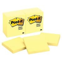 ราคา 3M Post it กระดาษโน๊ต โพสต์อิท ขนาด 1 5 x 2 สีเหลือง (15950886804)