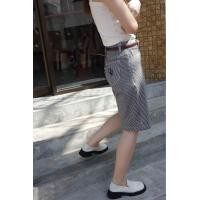 ราคา urban apparels hickory stripe jeans กางเกงยีนส์ทรง burmuda ขาสามส่วนลายทาง (20883912097)