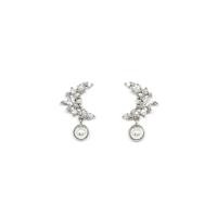 ราคา Fyne Fories Moon Castle Earrings ต่างหูพระจันทร์เสี้ยว ประดับ zirconia ห้อยมุก fynefories (10662192116)