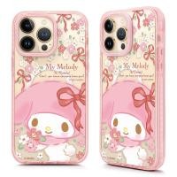 ราคา ของแท้100 เคส Hello Kitty MagSafe สำหรับ IPhone14เคส14pro 14Promax เคส IPhone13พรีเมี่ยม14Plus Kuromi Melody MagSafe Little Twin Stars Cinnamoroll Anti Drop Anti Wear เคส iPhone Hangyodon MYP14 (20842