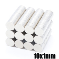 ราคา MUIMISC 1 ชิ้น แม่เหล็กแรงสูง 10 mm แม่เหล็กดูดแรง แม่เหล็กกลม กลมแบน (14661841035)