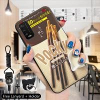 ราคา กรณีโทรศัพท์มือถือสำหรับ Wiko Power U10 Wiko Power U20 ผู้ถือ เชือกเส้นเล็ก กรณีสำหรับสาวเด็กติดบิสกิต Pocky สวยกว่าปลอก Soft TPU ป้องกันรอยขีดข่วนซิลิโคนที่ครอบคลุมกรณี (16058151756)