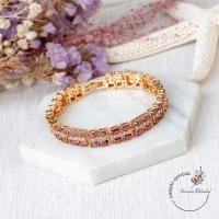 ราคา พร้อมส่ง สร้อยข้อมือเพชรสวิส CZ ข้อมือพลอยสี ข้อมือใบมะกอกทับทิมแดงสยาม เพชรสวยหรูดูดี ใส่ออกงาน ใส่เที่ยว วิ้งวับ ไม่ลอก ไม่ดำ (16847184385)