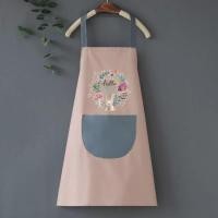 ราคา ผ้ากันเปื้อนครัว PVC Apron ผ้ากันเปื้อนกันน้ำมัน สไตล์เกาหลี ผ้ากันเปื้อนแฟชั่น ทำความสะอาด กระเป๋า ผ้าหนา ผ้ากันเปื้อนสำหรับทำอาหาร (11786969676)