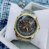 ราคา นาฬิกาผู้ชาย นาฬิกาทางการ หรูหรา นาฬิกาใส่ทำงาน ออกงาน ระบบ ออโตเมติก สายนาฬิกา สแตนเลส หน้า หลัง เปลือย หน้าปัด 41 มม แถมกล่องดำฟรี (15797961496)