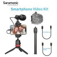 ราคา Saramonic SmartMic MTV ชุดวิดีโอสมาร์ทโฟน โซลูชันการบันทึกวิดีโอไมโครโฟนสำหรับ YouTubers พ็อดคาสท์ vloggers สตรีมมิงแบบสด (21164203895)