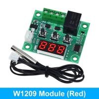 ราคา W1209 DC 12V ความร้อนอุณหภูมิควบคุมอุณหภูมิเครื่องวัดอุณหภูมิเทอร์โม Controller กรณี (21171200674)