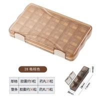 ราคา กล่องยา 7 วัน 28 ช่อง 4 ครั้งต่อวัน กล่องเก็บยา ตลับยา กล่องใส่ยา แบบพกพา ขนาดใหญ่ แบบใส (20473288157)