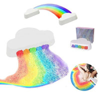 ราคา ฺขายดีมาก Bath Bomb Rainbow แพค 4 ก้อน คละลาย สบู่ทำฟองสายรุ้ง บาธบอมบ์ (9713608637)