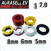 ราคา อแดปเตอร์ล้อ 8mm 6mm 5mm 7 0 ปะเก็นหน้าแปลนสามเทิร์นสามหน้าแปลนไฟฟ้ารถจักรยานยนต์ อแดปเตอร์รถไฟฟ้า รถไฟฟ้า Aurasellofficial (16361586862)