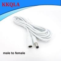 ราคา QKKQLA 22awg 3A DC Male To male female Power supply Adapter white black cable Plug 5 5x2 1mm Connector wire 12V Extension Cords (19836072207)