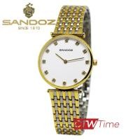 ราคา Sandoz นาฬิกาข้อมือผู้หญิง สายสแตนเลส รุ่น SD89315AG02 สองกษัตริย์ หน้าปัดขาว (15667870953)