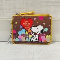 ราคา พร้อมส่ง ที่ใส่บัตร ใส่เหรียญ PU พร้อมขอเกี่ยว Snoopy ลายการ์ตูน (16354543701)