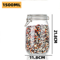 ราคา โหลแก้ว ขวดโหลแก้ว ขวดโหล โหลแก้วมีฝาปิด โหลแก้วสูญญากาศ ขวดโหลแก้ว โหลแก้ว ขวดแก้ว ขวดแก้ว มีหลายขนาดให้เลือก (18821571729)