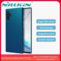 ราคา Original Nillkin เคสโทรศัพท์ Samsung Galaxy Note 10 Plus Case Super Frosted Shield Hardcase Matte Back Cover Casing (16156548899)
