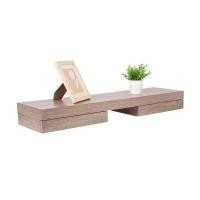 ราคา ชั้นวางของ ชั้นวางติดผนัง แผ่นชั้นไม้ซ่อนขาปิดผิวเมลามีน (20507932121)