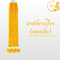 ราคา พวงมาลัยดาวเรืองยาว 2ชาย พวงมาลัยดาวเรืองไหว้ศาล มาลัยแก้บน ผ้าดอกเล็ก ใหญ่ (18408745382)