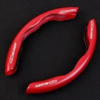 ราคา Honda Mugen ฝาครอบพวงมาลัยพวงมาลัยรถยนต์คาร์บอนไฟเบอร์เคสกันลื่นพวงมาลัยสำหรับ Honda Brio ซิตี้ซีวิค CRV HRV BRV Accord Mobilio WRV Odyssey Freed Jazz (20343572655)