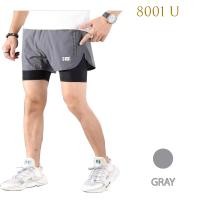 ราคา กางเกงกีฬามีซับเลคกิ้ง ผ้าร่มยืด กางเกงกีฬาขาสั้น กางเกงขาสั้นออกกำลังกาย รุ่น 8001 U (19292057014)