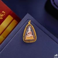 ราคา จี้หลวงพ่อโสธร เล็กรูปหล่อ เลี่ยมทองแท้ กรอบทอง 90 มีใบรับประกัน 511 3658 3 (7007578766)