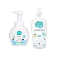 ราคา White Papel โฟมอาบน้ำ สำหรับเด็ก 250ml White Papel แชมพูสระผม สำหรับเด็ก 400ml (13081313781)