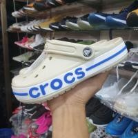 ราคา เช็คด่วนสีมาใหม่ Crocs BayaBand Clog Size M4 M11 สีออกมาใหม่ล่าสุด สี BONE ตัดขอบขาวน้ำเงิน สวยหรูดูคีมาก จัดโปรโมชั่นราคาถูกสุดคุ้ม (17006453385)