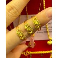 ราคา แหวน 1 กรัม ทองคำแท้จากเยาวราช ขายได้จำนำได้ มีใบรับประกันสินค้า ส่งฟรี (10430112944)