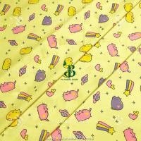 ราคา ผ้าเมตร ผ้าหลา ลายการ์ตูน COTTON TC ผ้าคอตตอนผสม ตัดยาวต่อเนื่อง (16118437895)