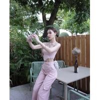 ราคา Dressfriends bybf Cote Tube and Cargo Pants ขายแยกเสื้อกับกางเกง เสื้อเกาะอก ทรงดี ดีเทลเว้า กับกางเกงเอวกลางทรงคาร์โก้สุดเท่ (20062640373)