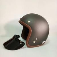 ราคา AVEX หมวกกันน็อควินเทจคลาสสิค รุ่นLB สีเทาด้าน คิ้วนำ้ตาล ผ้านำ้ตาล (19196823720)