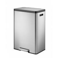 ราคา Meymey ถังขยะขาเหยียบเหลี่ยม 45 ลิตร รุ่น EK9138MT สีเงิน (17101927357)