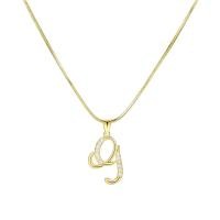 ราคา สร้อยคอตัวอักษรทองคำ17กม 18K สำหรับผู้หญิงเครื่องประดับโชคเกอร์ลดอาการแพ้ในเพชรสังเคราะห์ (20682550652)