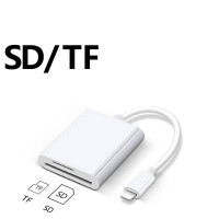 ราคา HOHOใช้สำหรับ iPhone iPad Lightning To USB3 0 Camera Adapter OTG Adapter Micro TF Video Micro SD ตัวแปลงเชื่อมต่อ USB iPad iPod แปลงเป็นUSB (21214061719)