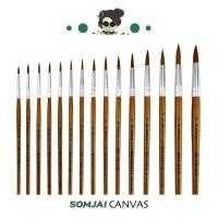 ราคา Horse ตราม้า พู่กันปลายกลม H 808 2 (17695994361)