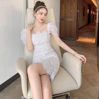ราคา ลดล้างสต๊อค เดรสลูกไม้ปักฉลุ เดรสผู้หญิง เดรสออกงาน เดรสงานแต่ง เดรสลูกไม้สีขาว ทรงเข้ารูปสวย ซิปหลัง พร้อมส่งไซส์S (19599023077)
