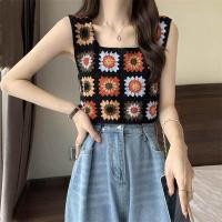 ราคา เสื้อครอปถักไหมพรม ครอปสายเดี่ยวถักไหมพรม (20204267234)