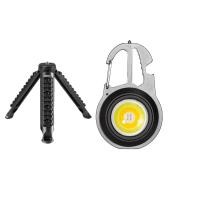 ราคา ไฟฉาย LED ขนาดเล็กอเนกประสงค์ ไฟฉายแบบพกพาขนาดเล็กพวงกุญแจไฟฉายแม่เหล็กแรงตรวจสอบแสงกลางแจ้ง (21171157050)